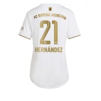 Fotbalové Dres Bayern Munich Lucas Hernandez #21 Dámské Venkovní 2022-23 Krátký Rukáv